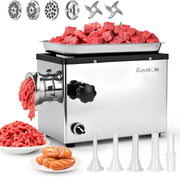 950W Commercial Meat Grinder Sausage Stuffer 4 Plates Heavy Duty