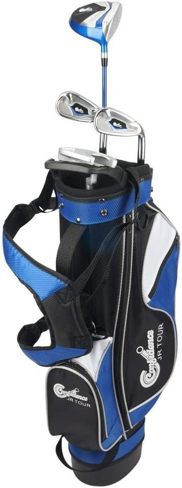 Kids Golf Club Set Ages 4–7 Right Hand Junior Driver Irons Putter Bag