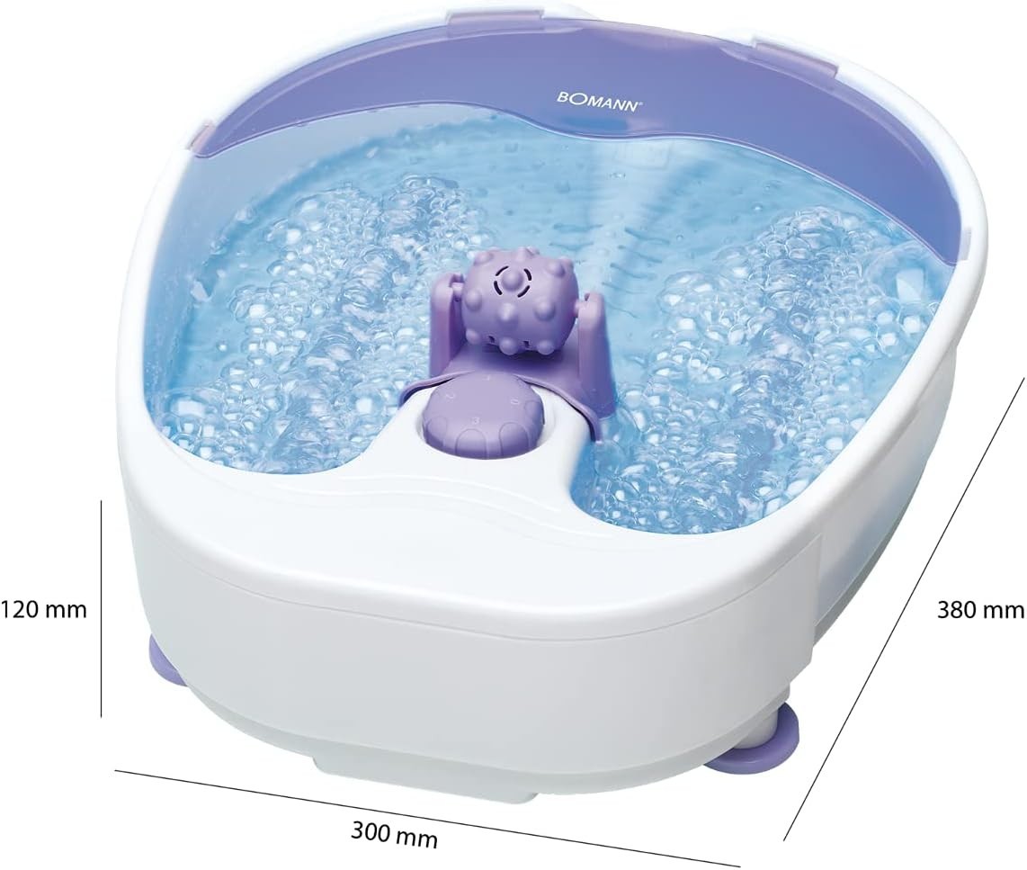 Electric Foot Massager Spa Heat Whirlpool Reflexology Rollers