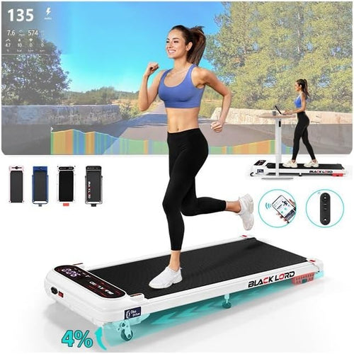 Home Walking Treadmill 3HP Under Desk Jogging Machine Portable