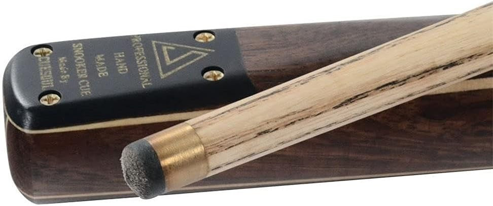 57in Rosewood Snooker Cue 18oz 9.5mm Tip 3/4 Joint w Case