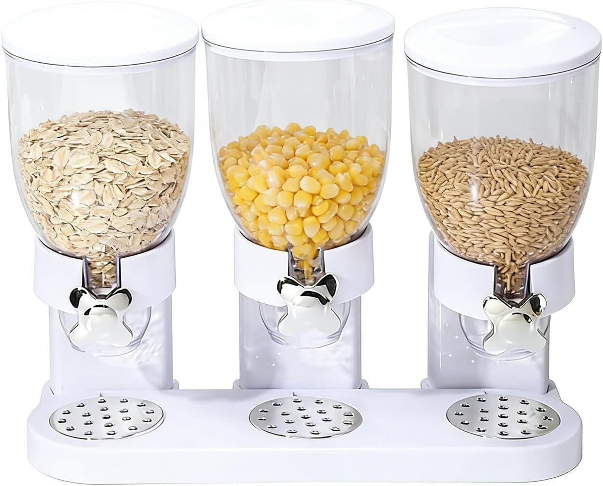 3 Pack Cereal Dispenser 2L Airtight Food Storage Container Kitchen Set