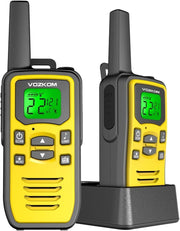 Long Range Walkie Talkies 36 Channel VOX Rechargeable FM Radio 2 Pack