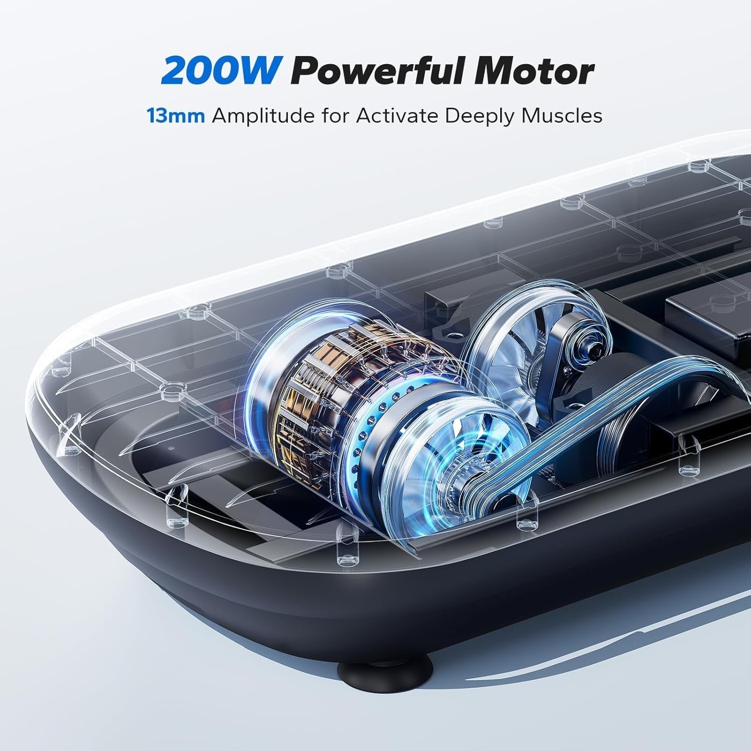 High Amplitude Vibration Plate Exercise Machine 200KG Bluetooth Fat Burner