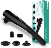 Electric Percussion Massager Long Handle Deep Tissue Neck Back Pain Relief