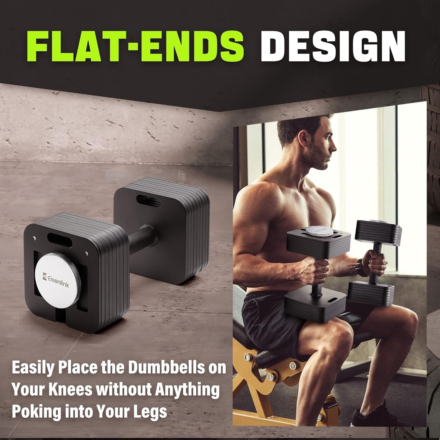 36kg Adjustable Dumbbell Single 2kg Increments Alloy Steel Safe Lock Gym