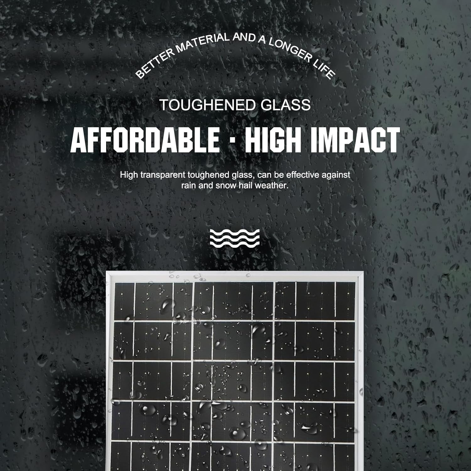 25W 12V Monocrystalline Solar Panel IP65 Waterproof Off Grid