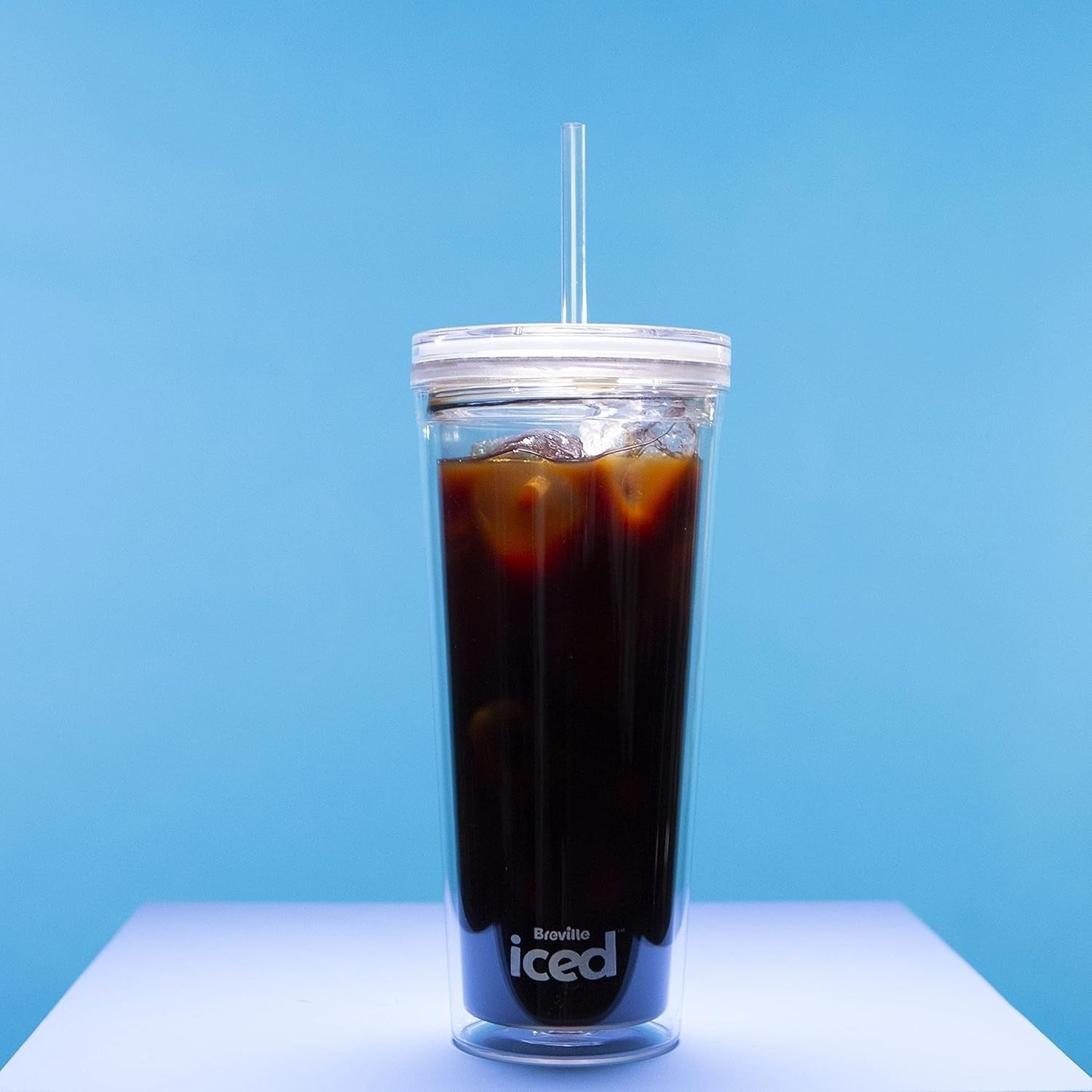 Iced Coffee Maker Single Serve Cold Brew Machine w/ Tumbler 625ml
