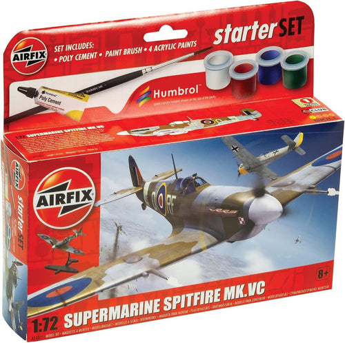 1:72 Scale Supermarine Spitfire Model Kit with Paints & Decals for Adults Kids