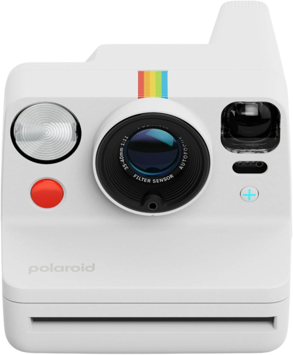 Instant Camera with Film Pack Bluetooth App Connected Autofocus White