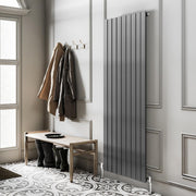 1600x610mm Vertical Anthracite Radiator Single Column Flat Panel