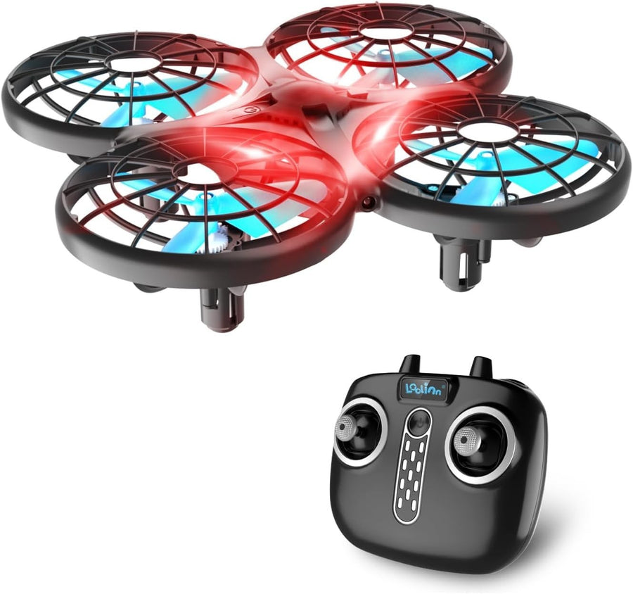 Loolinn Kids Drone with Auto Anti-Collision, Hand Control & 360° Flips