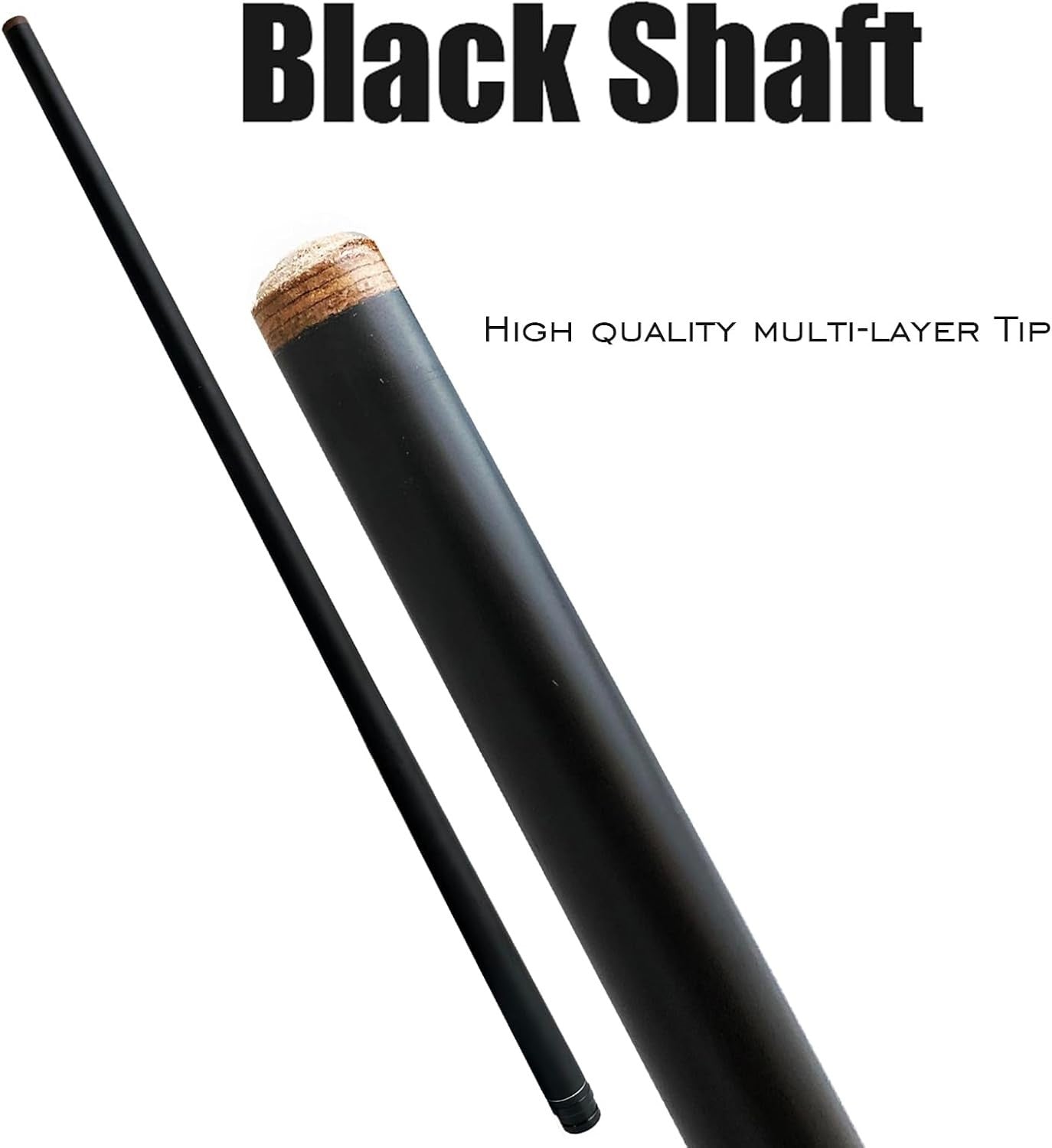 Maple Wood Pool Cue 58in 20oz 13mm Tip 2pc with Case Linen Grip