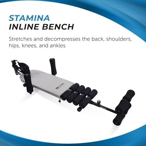 Inline Back Stretch Bench Cervical Traction Up to 250lb