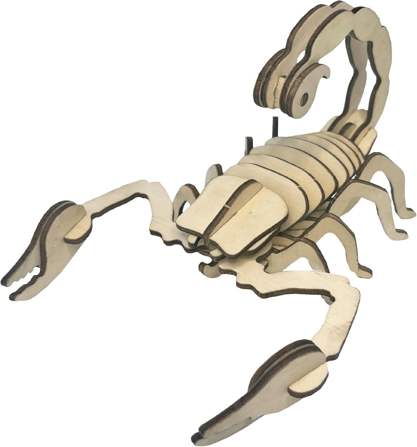 Eco 3D Wooden Scorpion Puzzle – DIY Animal Craft Kit for Kids & Parties