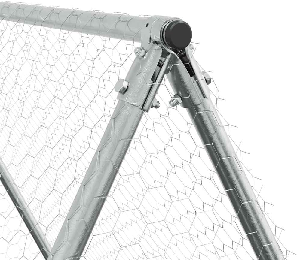Galvanised Steel Chicken Cage 100x100x190cm Run