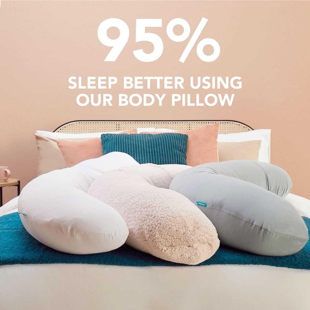 Pregnancy Full Body Pillow Orthopaedic Sleep Support Neck Back Pain 145x35cm