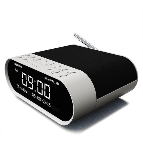 DAB+ FM Bedside Digital Radio Alarm Clock Bluetooth USB Charging