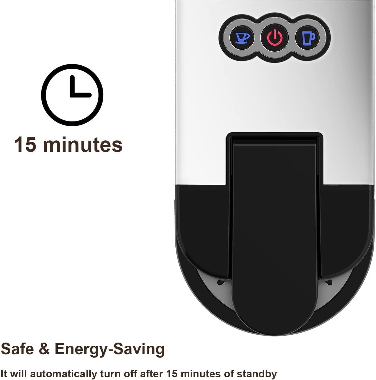 4-in-1 Espresso Coffee Machine | 19Bar Pressure | Pod & Ground Compatible