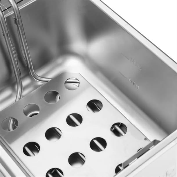 Commercial Electric Deep Fryer 5L 2800W Countertop Stainless Steel