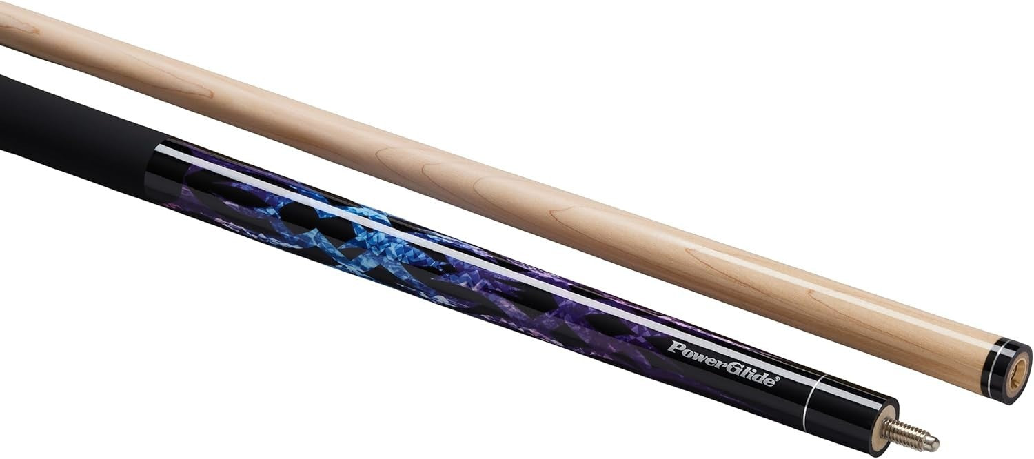 57" Maple Pool Cue 13mm Tip Ramin Butt 2-Piece Plastic Joint