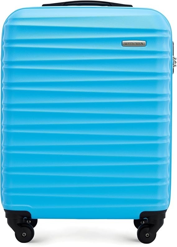 Lightweight Cabin Suitcase 4 Wheel Carry On Hard Shell TSA Lock 34L