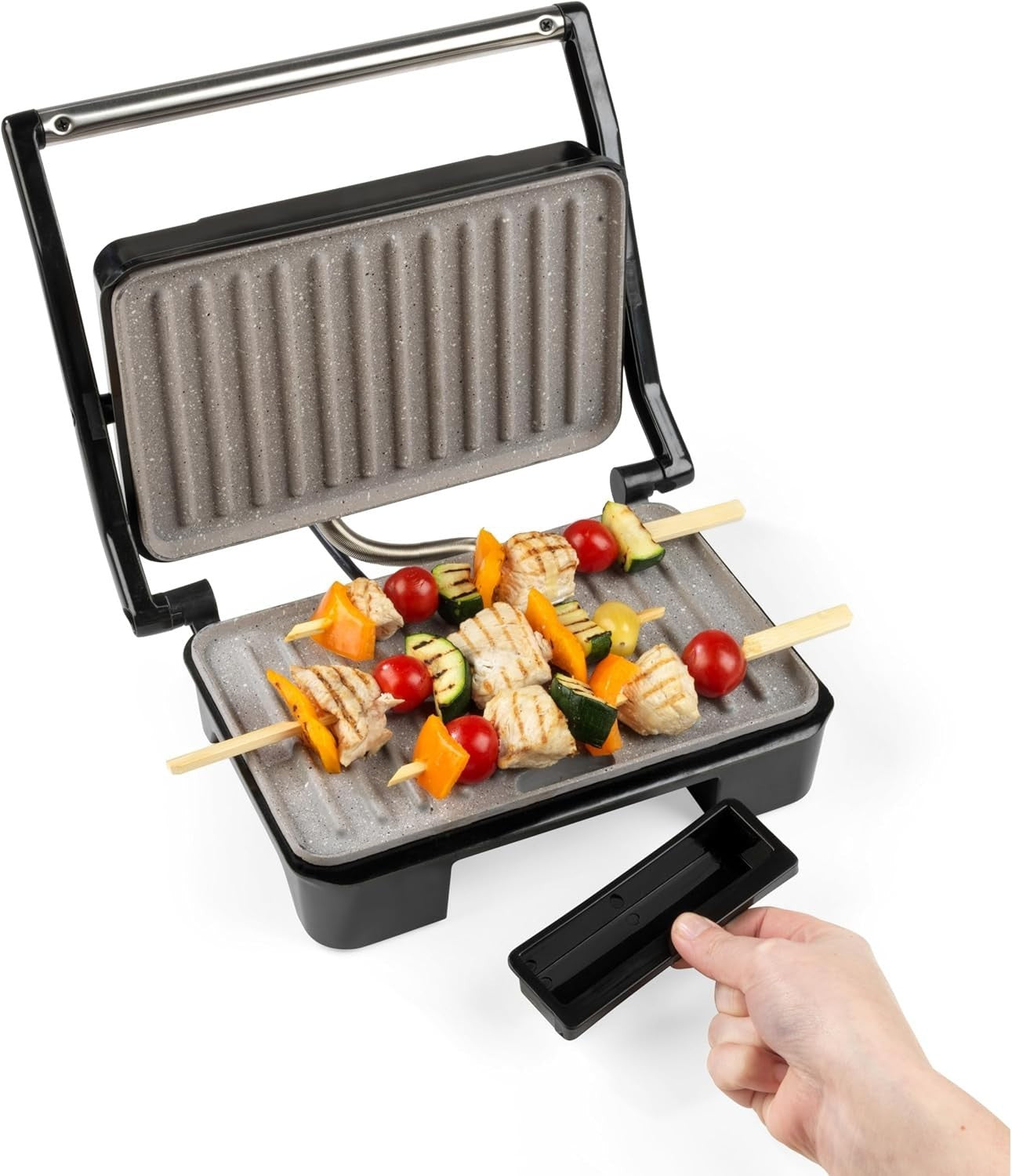 Multi-Purpose Panini Press Grill Non-Stick Marble Health Toastie Maker