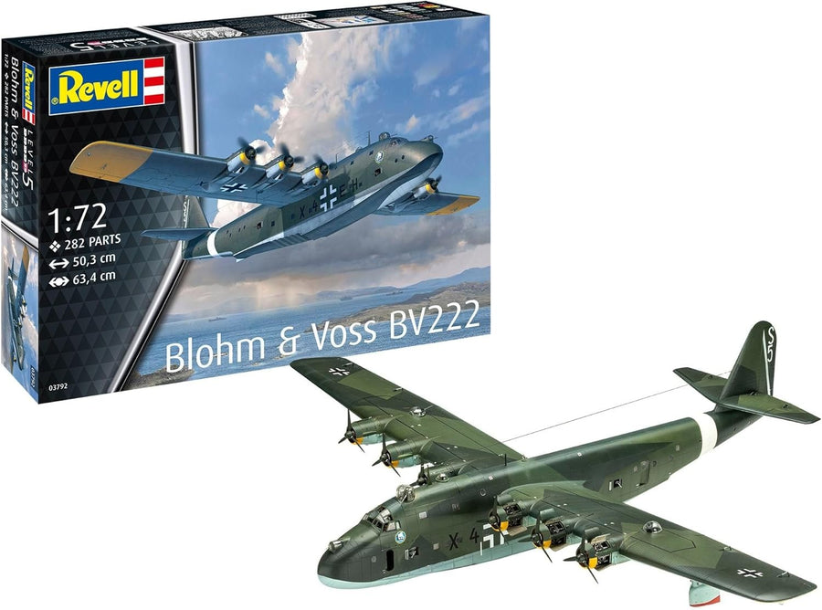 1:72 Scale WWII Flying Boat Model Kit – Unpainted Military Display Plane