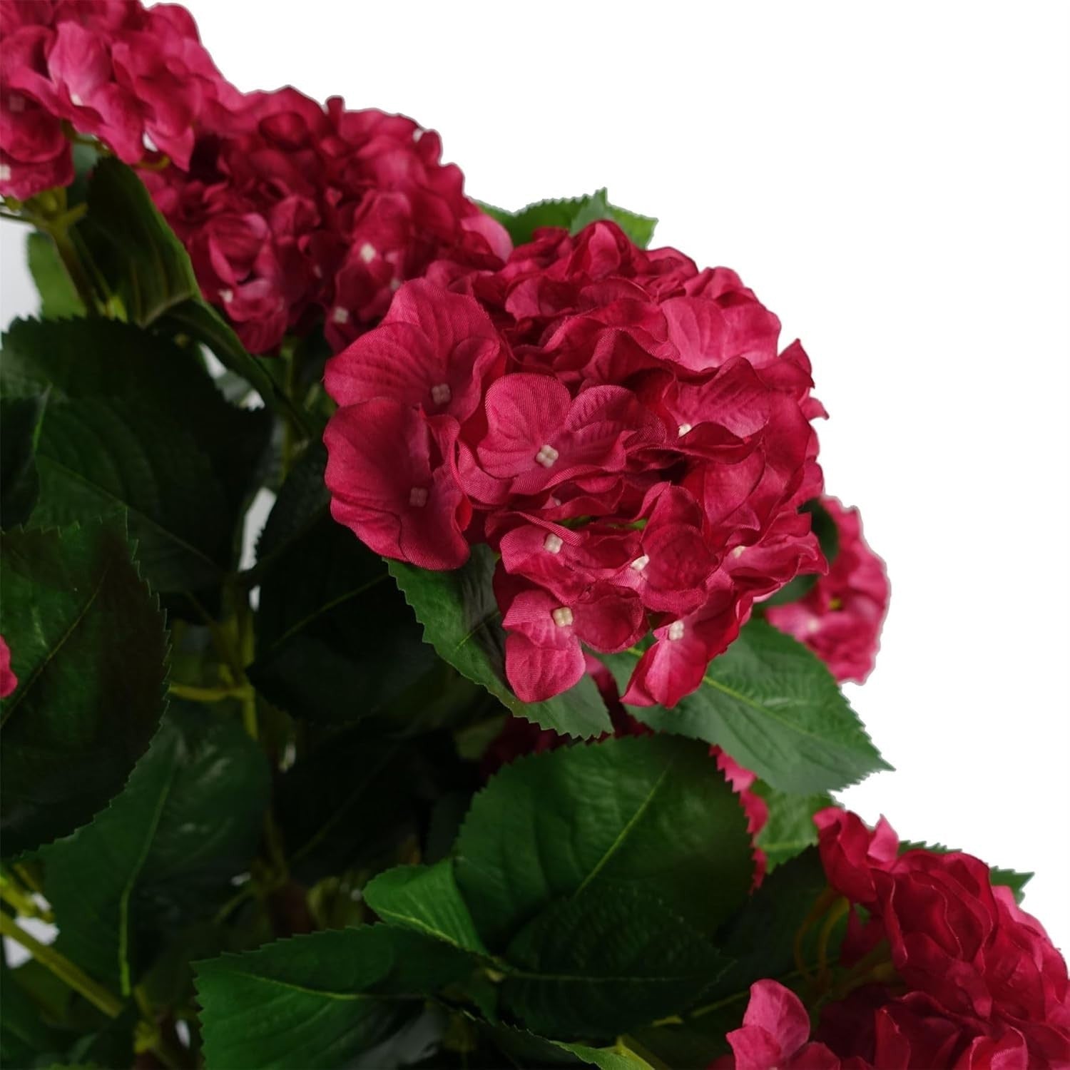 75cm Artificial Pink Hydrangea Blossom Tree Floral Plant in Pot Home Decoration