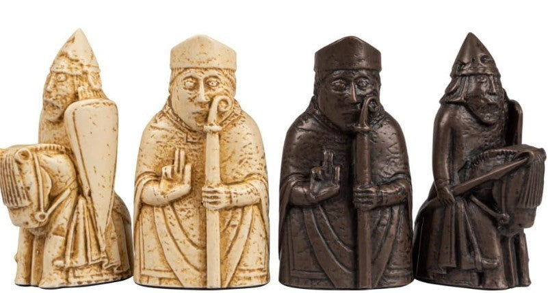 Luxury Isle of Lewis Chess Set 51cm Board | Medieval Replica Pieces & Box