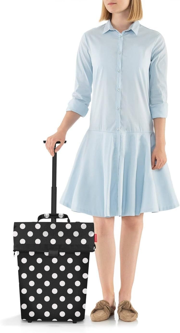 Foldable Shopping Trolley with Telescopic Handle & Waterproof Storage Bag