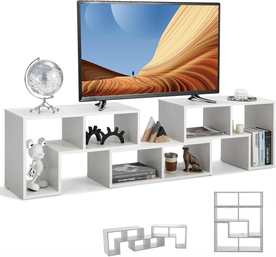 Adjustable TV Stand up to 65" | Modular Media Cabinet, Storage Shelves
