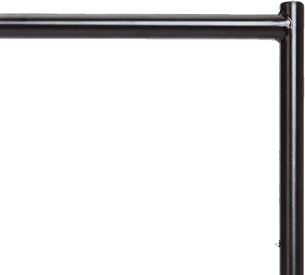 Heavy Duty Clothes Rail 1.82×1.52m Garment Rack Black