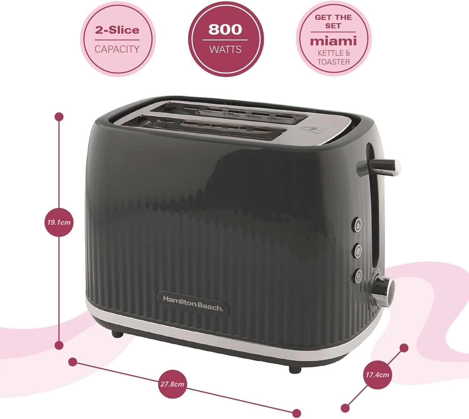 20L 800W Manual Microwave Kettle & Toaster 3‑Piece Kitchen Set