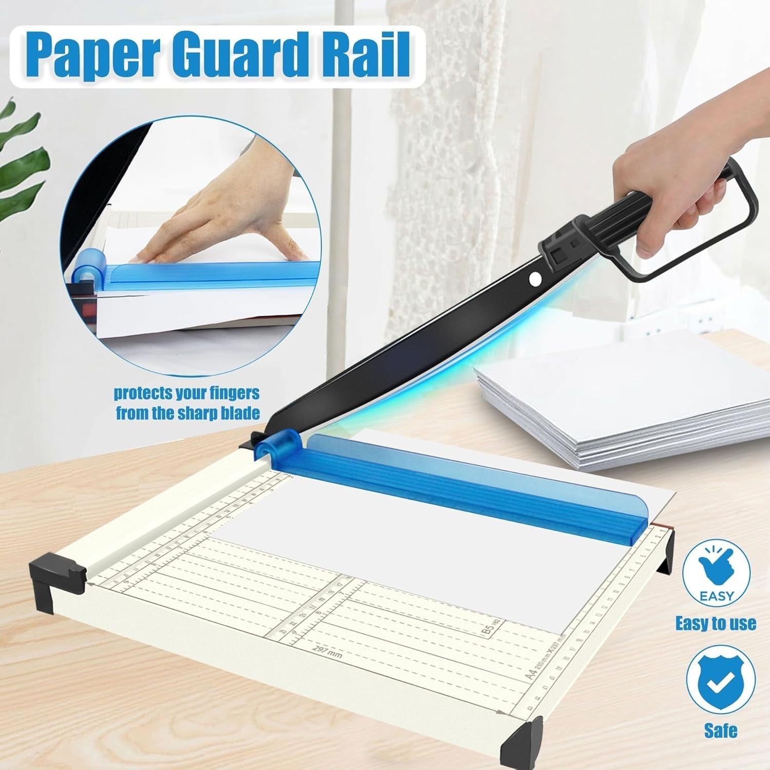 A4 Guillotine Paper Cutter 12 Sheet Heavy Duty Trimmer for Card & Craft