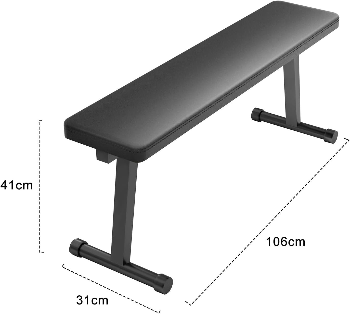 Heavy Duty Folding Flat Weight Bench 600lb Strength Training Home Gym