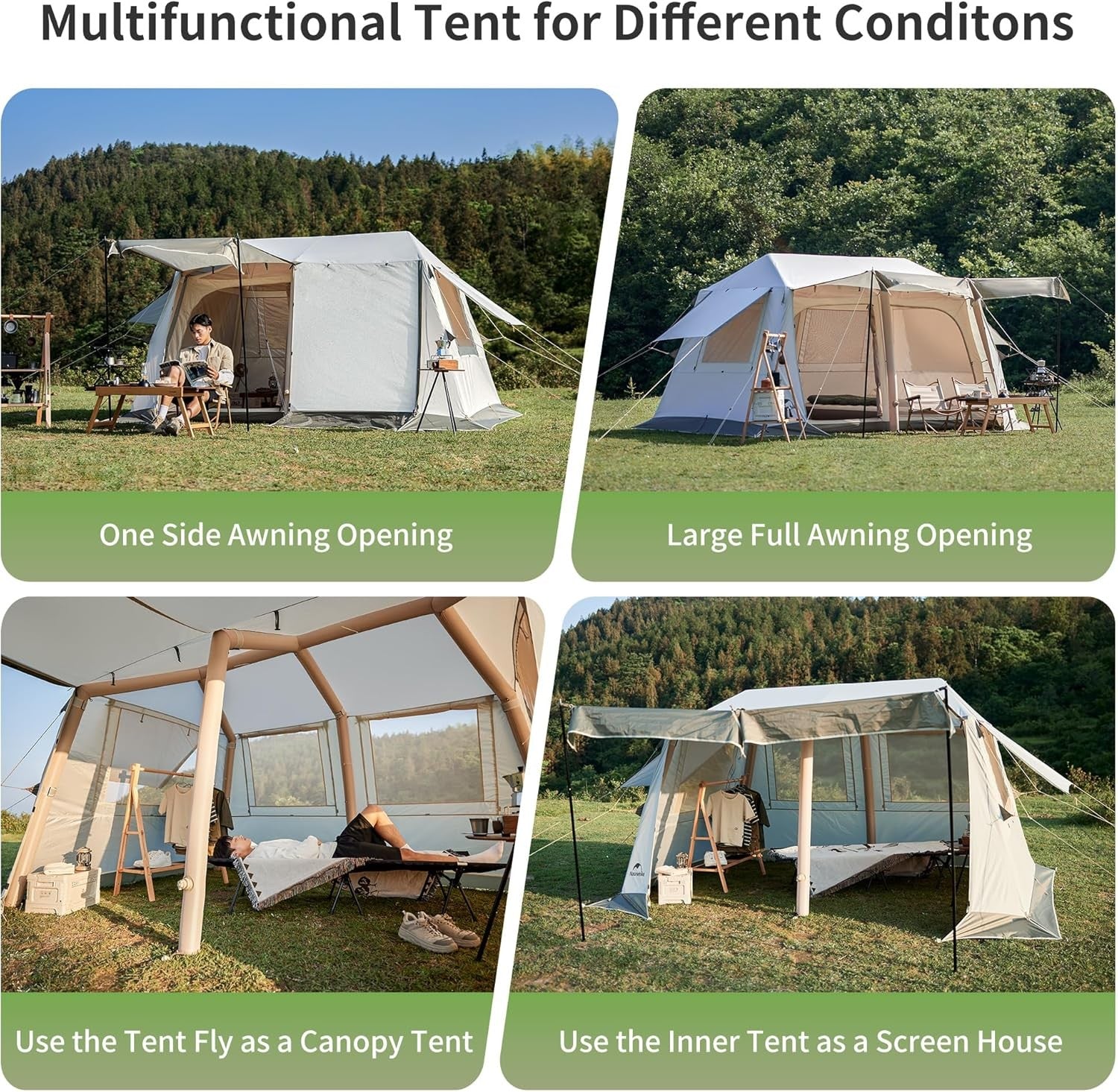 Pop Up Camping Tent 2 4 6 8 Man Waterproof Automatic Setup