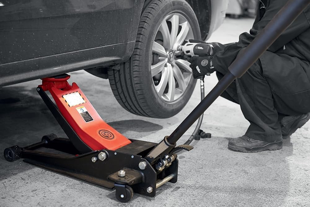 2 Ton Low Profile Trolley Jack 75–505mm Double Pump Fast Lift Heavy Duty Steel