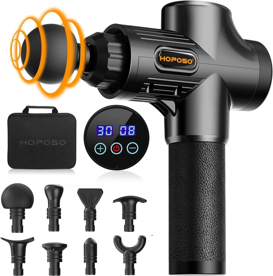 Professional Deep Tissue Massage Gun 30 Speed Percussion Muscle Recovery Kit