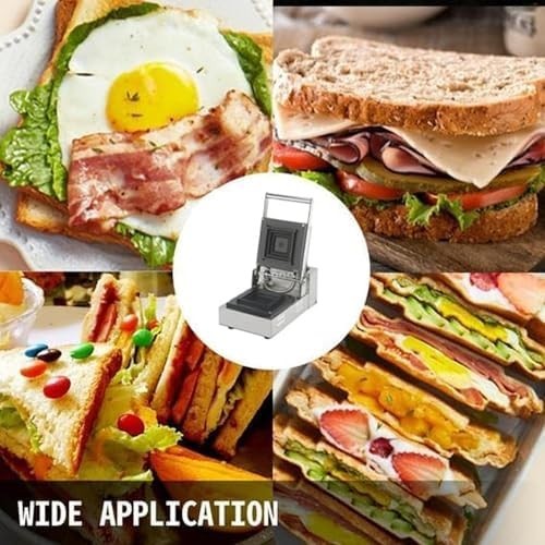 Electric Panini & Sandwich Maker Waffle Grill Non-Stick 321W