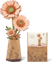 DIY Wooden Flower Puzzle Kit – Buildable Blooming Decor Gift for Adults