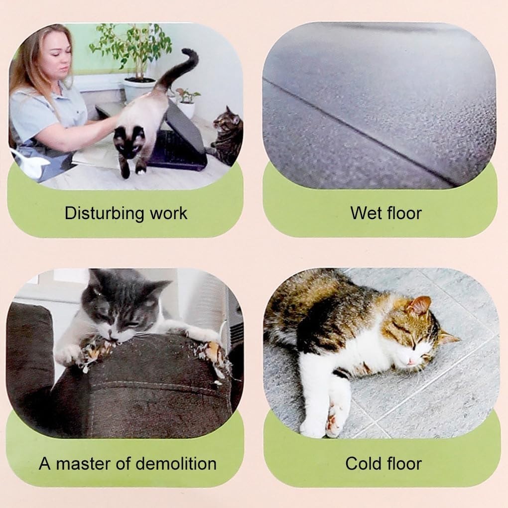 Desk Mounted Cat Bed Hammock Cat Perch Workspace Sleeping Nest Cozy