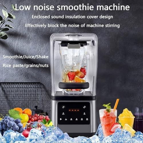 High Power Silent Slush Blender 1600ML Smoothies Ice Crush Coffee 2000W