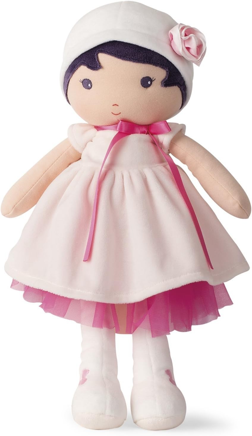 Extra Large Soft Plush Doll Pink Dress Tulle Skirt Cuddly Gift for Kids