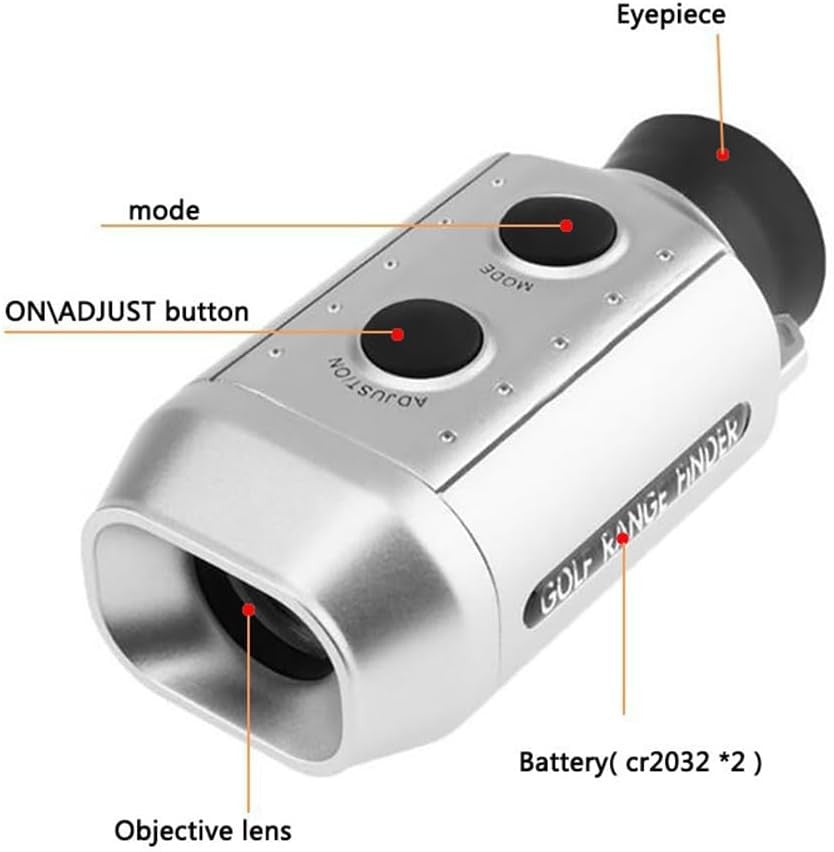 Golf Rangefinder Laser Distance Meter Compact Electronic Range Finder