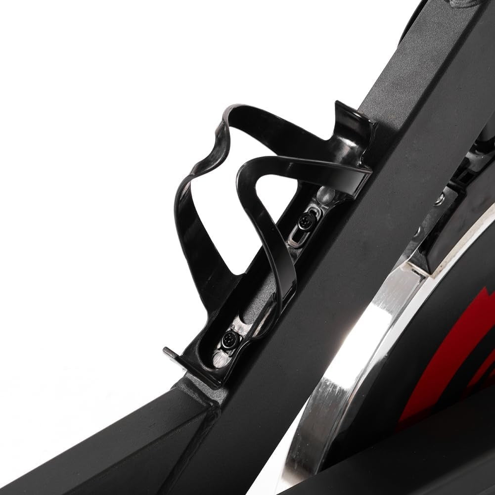 Compact Spinning Bike with LCD Monitor, Adjustable Seat & 5kg Flywheel
