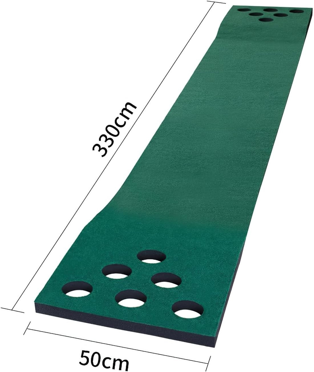 Beer Pong Golf Putting Game 330x50cm Mat Party Backyard Drinking Fun