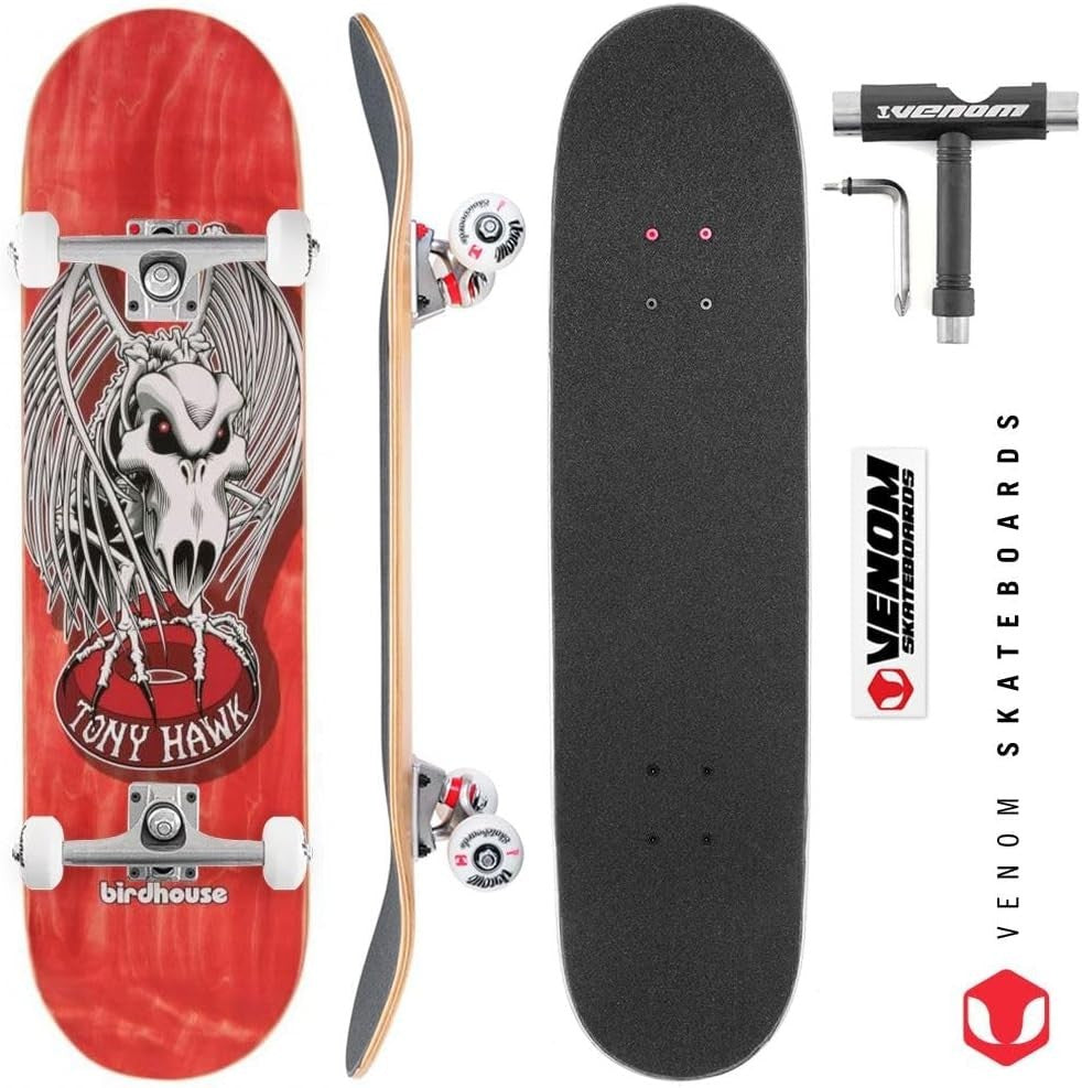 Pro Complete Skateboard 8.25 Falcon Graphic Street Deck Setup