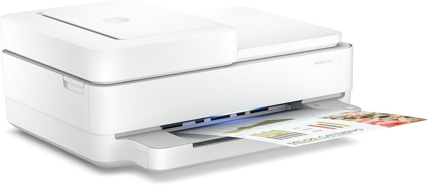 White All-in-One Colour Laser Printer WiFi Duplex | Fast 21ppm A4 Scanner
