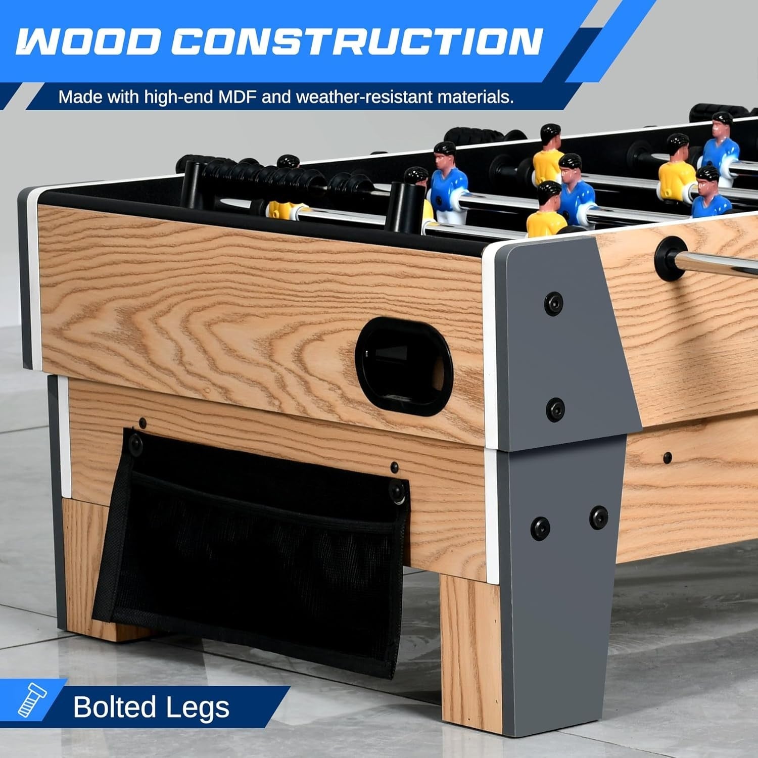 Multi Game Table Air Hockey Foosball Combo Swivel Arcade Table Kids Adults